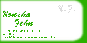 monika fehn business card